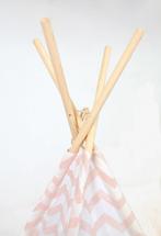 Perfect cadeau: roze tipi speeltent met zigzag patroon, v..., Ophalen of Verzenden, Nieuw
