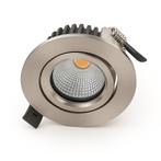 LED Inbouwspot | VARDA | 6W | CCT-Switch | Rond | Zilver, Ophalen of Verzenden, Nieuw, Plafondspot of Wandspot, Led
