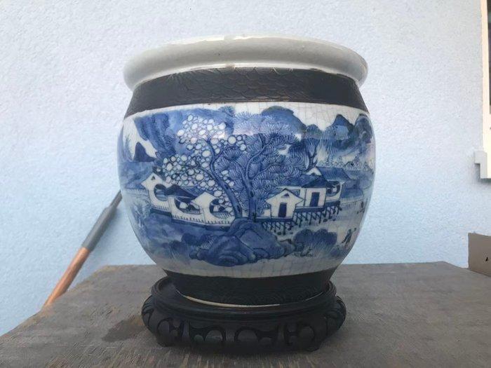 Pot - Porselein, Hout, Antiek en Kunst, Antiek | Overige Antiek