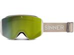 Sinner AURA skibril - Licht Grijs, Verzenden, Zo goed als nieuw