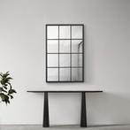 [en.casa] Spiegel Cupello hangend 90x60 cm zwart mat, Huis en Inrichting, Woonaccessoires | Spiegels, Nieuw, Verzenden