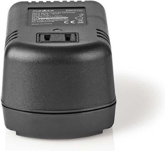 Nedis Spanningsomvormer 75W – 230V naar 110V – Eurostekker –, Computers en Software, Pc- en Netwerkkabels, Zo goed als nieuw, Ophalen of Verzenden