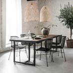 *WOONWINKEL* DTP Home Criss Cross Eettafel Teak Met Visgraat, Huis en Inrichting, Tafels | Eettafels, Verzenden, Nieuw