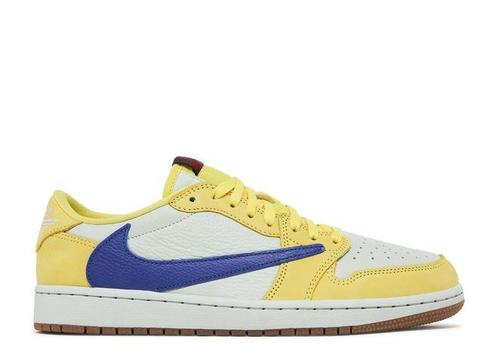 Nike Air Jordan 1 Low Travis Scott Canary (Sneakers), Kleding | Heren, Schoenen, Sneakers of Gympen, Blauw, Nieuw, Verzenden