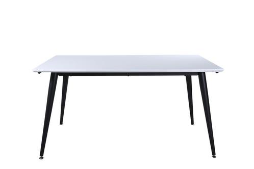 Eettafel Bjorn 150x90 cm Wit Uitschuifbaar Laminaat Jörn, Huis en Inrichting, Tafels | Eettafels, Nieuw, Verzenden