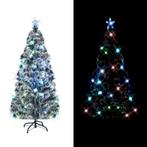 vidaXL Kerstboom met LED en standaard 150 cm glasvezel, Diversen, Verzenden, Nieuw