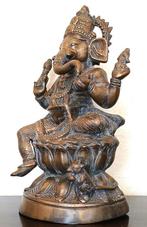 Lord Ganesha 45 cm brons beeld 1960 - Brons - India - 20e
