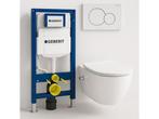Veiling - Geberit UP320 Toilet Set Met Bidet Randloos Softcl, Doe-het-zelf en Verbouw, Sanitair, Nieuw