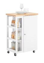 Keukentrolley met Kast en Verstelbare Planken – 90 cm, Huis en Inrichting, Keuken | Keukenelementen, Verzenden, Nieuw