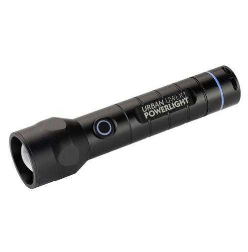 URBAN Powerlight X1 1300 lm LED zaklamp USB-C Ultra focus, Caravans en Kamperen, Zaklampen, Nieuw, Batterij, Ophalen of Verzenden