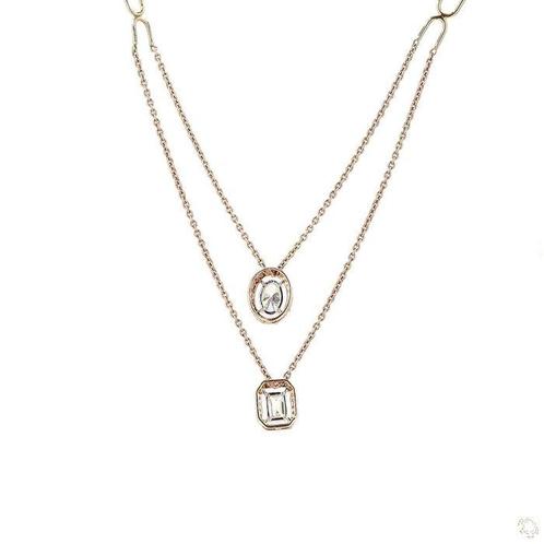 Hanger - 14 karaat Roségoud - 1.70ct. tw. Diamant, Sieraden, Tassen en Uiterlijk, Antieke sieraden