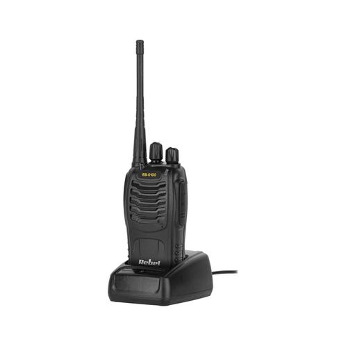 Rebel PMR RB-100 portofoon - walkie talkie - handradio - 3km, Caravans en Kamperen, Kampeeraccessoires, Ophalen of Verzenden