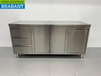 HCB RVS Werkkast Kast Werktafel 2 klapdeuren en 3 laden en, Ophalen of Verzenden, Nieuw in verpakking