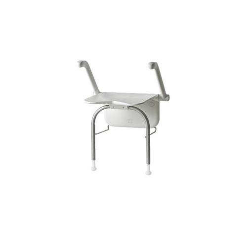 Douchezitting Etac Relax met Armsteunen en Steunpoten 39x45, Doe-het-zelf en Verbouw, Sanitair, Overige typen, Nieuw, Ophalen of Verzenden