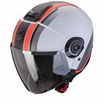 Scorpion Exo-City II Vel Matt Grijs Rood Jet Helm, Jethelm, L, Nieuw met kaartje, Overige merken