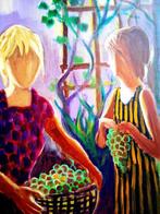 Eliano Fantuzzi (1909-1987) - Donne che raccolgono luva