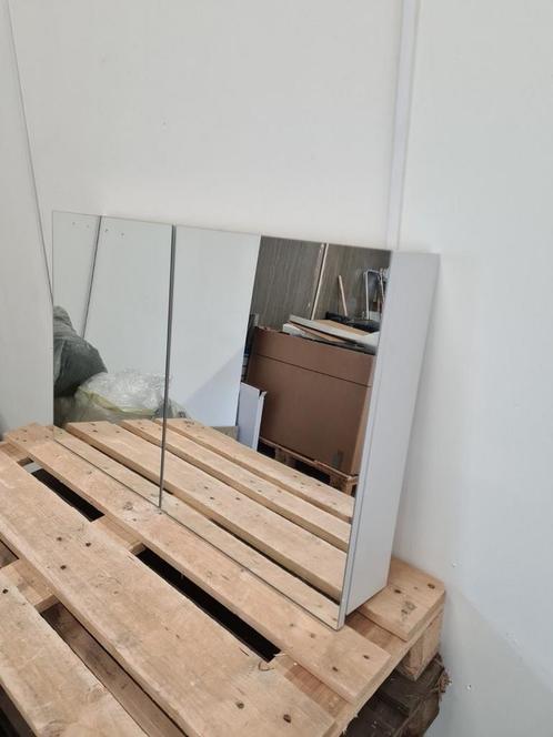Spiegelkast 100 x 60 x 14 cm grey, Doe-het-zelf en Verbouw, Sanitair, Nieuw, Ophalen of Verzenden