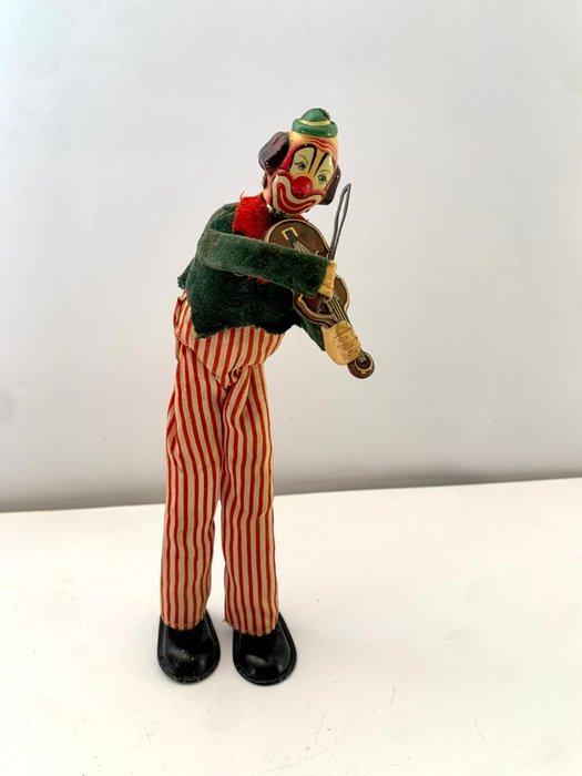 TPS - Blikken speelgoedfiguur - Circus Clown - Happy The, Antiek en Kunst, Antiek | Speelgoed