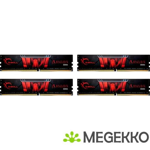 G.Skill DDR4 Aegis 4x8GB 3200Mhz - [F4-3200C16Q-32GIS], Computers en Software, RAM geheugen, Nieuw, Verzenden