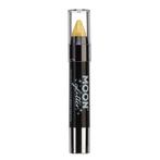 Moon Glitter Iridescent Body Crayons Yellow 3.2g, Hobby en Vrije tijd, Feestartikelen, Verzenden, Nieuw