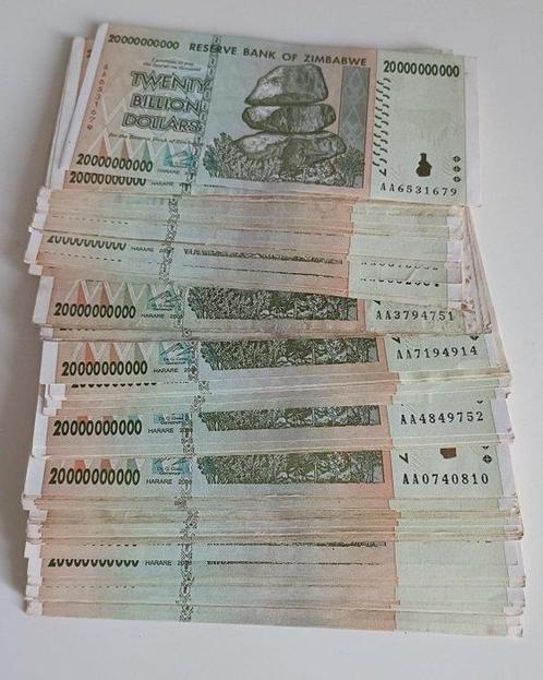 Zimbabwe. - 100 x 20 Billion Dollars - 2008 - Pick 86, Postzegels en Munten, Munten | Nederland