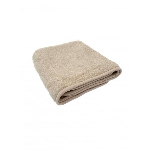 Alwero deken Thumbled Beige 75x100cm - 100% wol, Kinderen en Baby's, Dekens, Slaapzakjes en Inbakerproducten