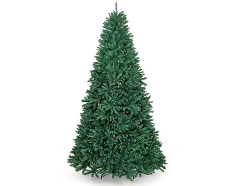 Kunstkerstboom 275 cm met metalen voet, realistische look, Huis en Inrichting, Woonaccessoires | Overige, Nieuw, Verzenden