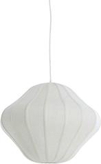 2dekans | Light & Living Hanglamp Sukau - Linnen Crème -, Huis en Inrichting, Lampen | Hanglampen, Ophalen of Verzenden, Zo goed als nieuw