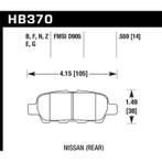 Hawk 03-07 350z / G35 / G35X w/o Brembo Performance Ceramic, Ophalen of Verzenden, Nieuw