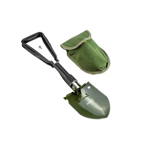 Multifunctionele schep - 5 in 1 - Opvouwbaar - Met hoes, Caravans en Kamperen, Kampeergereedschap, Nieuw, Ophalen of Verzenden