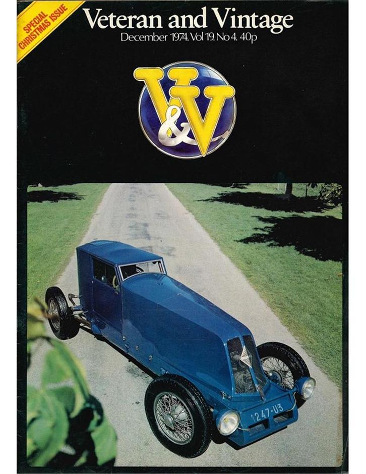 1974 VETERAN AND VINTAGE MAGAZINE 4 ENGELS, Boeken, Auto's | Folders en Tijdschriften