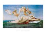 Kunstdruk Alexandre Cabanel - Nascita di Venere 80x60cm, Verzenden, Nieuw