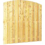 Houten schutting 15 planks toog scherm 180x180 cm, Tuin en Terras, Ophalen of Verzenden, Nieuw