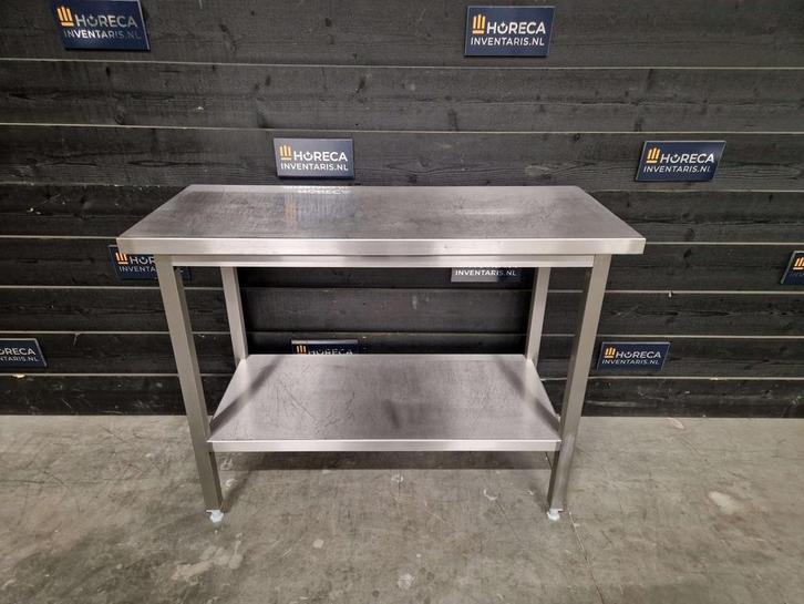 Werktafel | RVS | 120cm, Zakelijke goederen, Horeca | Keukenapparatuur, Gebruikt, RVS Meubilair