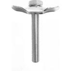 Falkx Plaat en lange bout voor fietsstandaard - 55x25x2 m..., Fietsen en Brommers, Ophalen of Verzenden, Nieuw, Algemeen, Frame