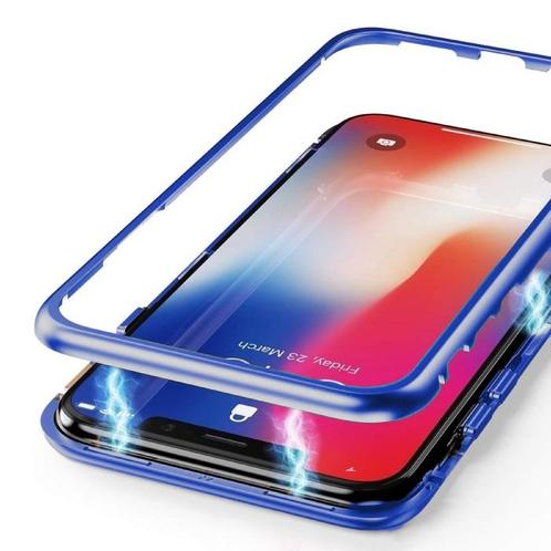 iPhone XR Magnetisch 360° Hoesje met Tempered Glass - Full, Telecommunicatie, Mobiele telefoons | Hoesjes en Frontjes | Apple iPhone