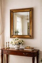 hand made - Wandspiegel- rechthoekig - Hout, spiegel - vroeg