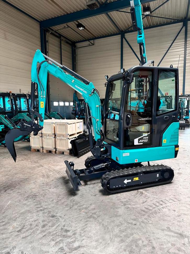 NIEUWE Elektrische Sunward SWE20FED Minigraver, Zakelijke goederen, Machines en Bouw | Kranen en Graafmachines, Graafmachine, Ophalen