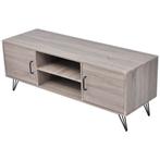 vidaXL Tv-meubel 120x40x45 cm grijs, Huis en Inrichting, Kasten | Televisiemeubels, Overige materialen, 100 tot 150 cm, Verzenden