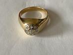 Ring - 18 karaat Geel goud - 0.27ct. tw. Diamant, Nieuw