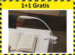 XEMM Klemlamp - LED Flexibel Dimbaar - Leeslamp - Wit 1+1, Huis en Inrichting, Verzenden, Nieuw