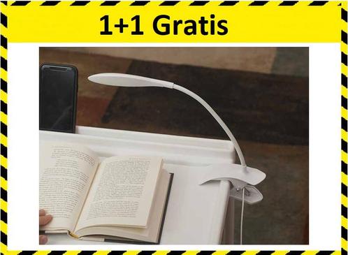XEMM Klemlamp - LED Flexibel Dimbaar - Leeslamp - Wit 1+1, Huis en Inrichting, Lampen | Overige, Nieuw, Verzenden