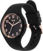 Ice-Watch IW014760 horloge dames - zwart - siliconen - 38 mm, Sieraden, Tassen en Uiterlijk, Horloges | Dames, Nieuw, Verzenden