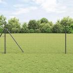 vidaXL Euro Hek Grijs 1.2x25 m Staal, Verzenden, Nieuw, IJzer