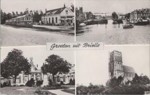 BRIELLE - Meerluik Groeten uit Brielle, Verzamelen, Ansichtkaarten | Nederland, Verzenden