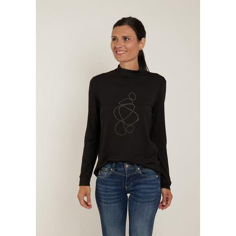 Seidel Moden Shirt met lange mouwen met glitterstenen,, Kleding | Dames, T-shirts, Nieuw, Verzenden