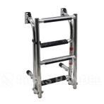 Zwemtrap RVS 316 - Spiegelmontage - opklapbaar 4 treden, Ophalen of Verzenden, Nieuw