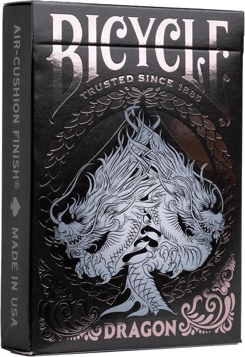 Bicycle Pokerkaarten - Dragon Black | Bicycle -, Hobby en Vrije tijd, Gezelschapsspellen | Kaartspellen, Nieuw, Verzenden