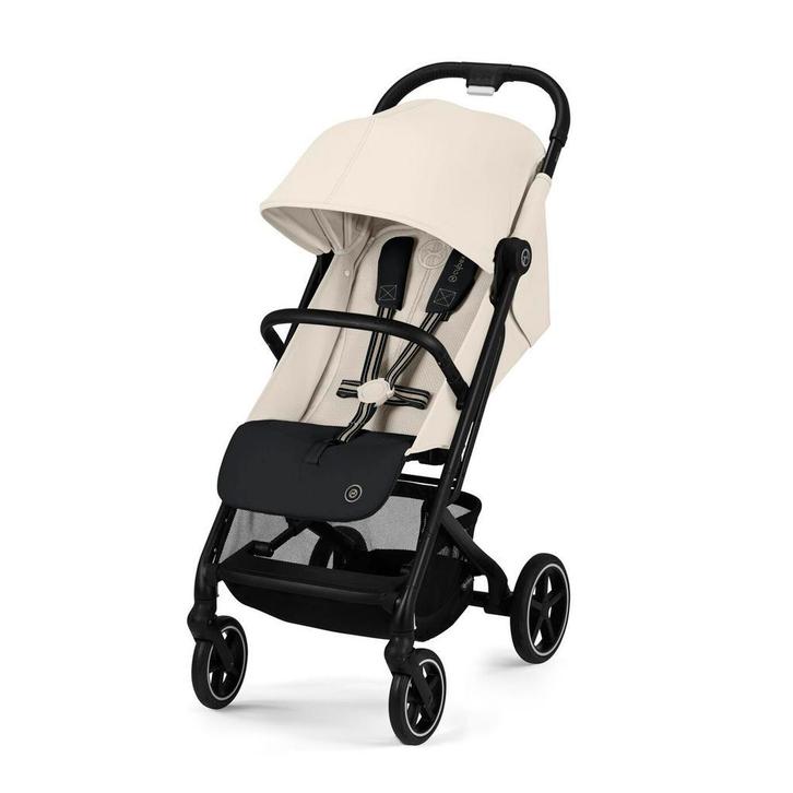 Showmodel Cybex Beezy Canvas White 50% korting nu € 150,-, Kinderen en Baby's, Buggy's, Nieuw, Overige merken, Verstelbare rugleuning