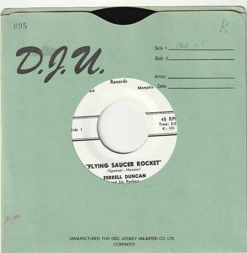 Ferrell Duncan - Flying Saucer Rocket + Little Susie (Vin..., Cd's en Dvd's, Vinyl Singles, Verzenden